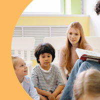 Voorleespret in de bblthk in Wageningen
