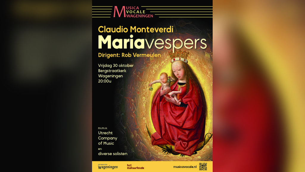 Concert: Mariavespers van Monteverdi in Wageningen