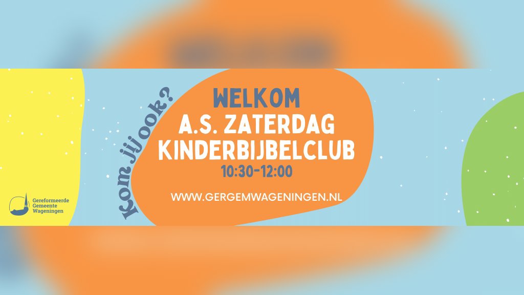 Kom je ook naar onze gezellige kinderbijbelclub? Iedereen is welkom! Welcome to our children’s bible club! in Wageningen