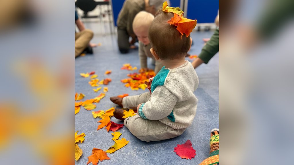 Muziek-op-schoot herfstcursus voor (groot)ouder met baby, dreumes of peuter in Wageningen