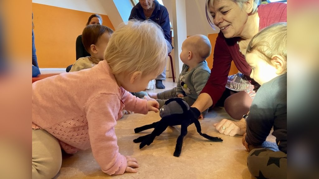 Muziek-op-schoot herfstcursus voor (groot)ouder met baby, dreumes of peuter in Wageningen